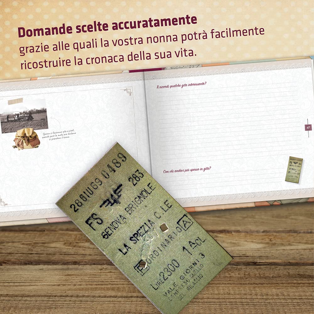 Nonna parlami di te. Un libro per conservare i ricordi