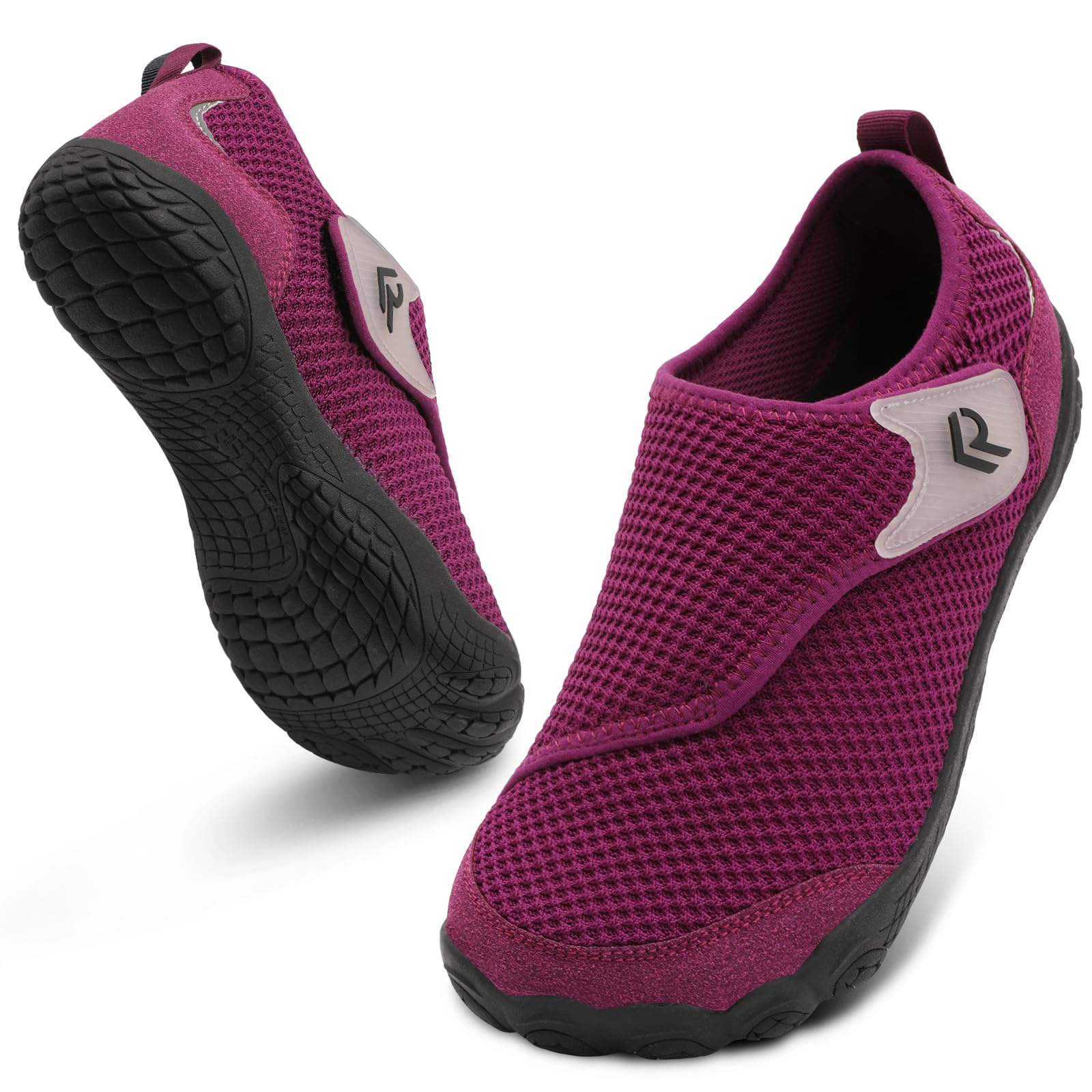 relxfeet Walking Shoes Women Men Wide Diabetic Shoes Adjustable Barefoot Shoes Zero Drop Lightweight Sneakers for Edema Swollen Feet Size 4-13