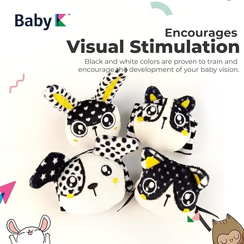 Miniatura 6 de BABY K Calcetines y muñequeras para bebés (juego G)  Juguetes para recién nacidos para bebé niño o niña  Juguetes para bebés de desarrollo cerebral