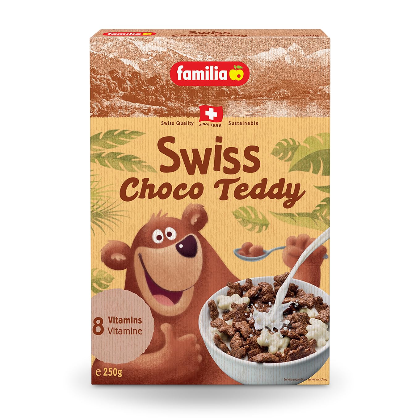 FamiliaRich and Creamy Swiss Choco Teddy Cereals - 250 g