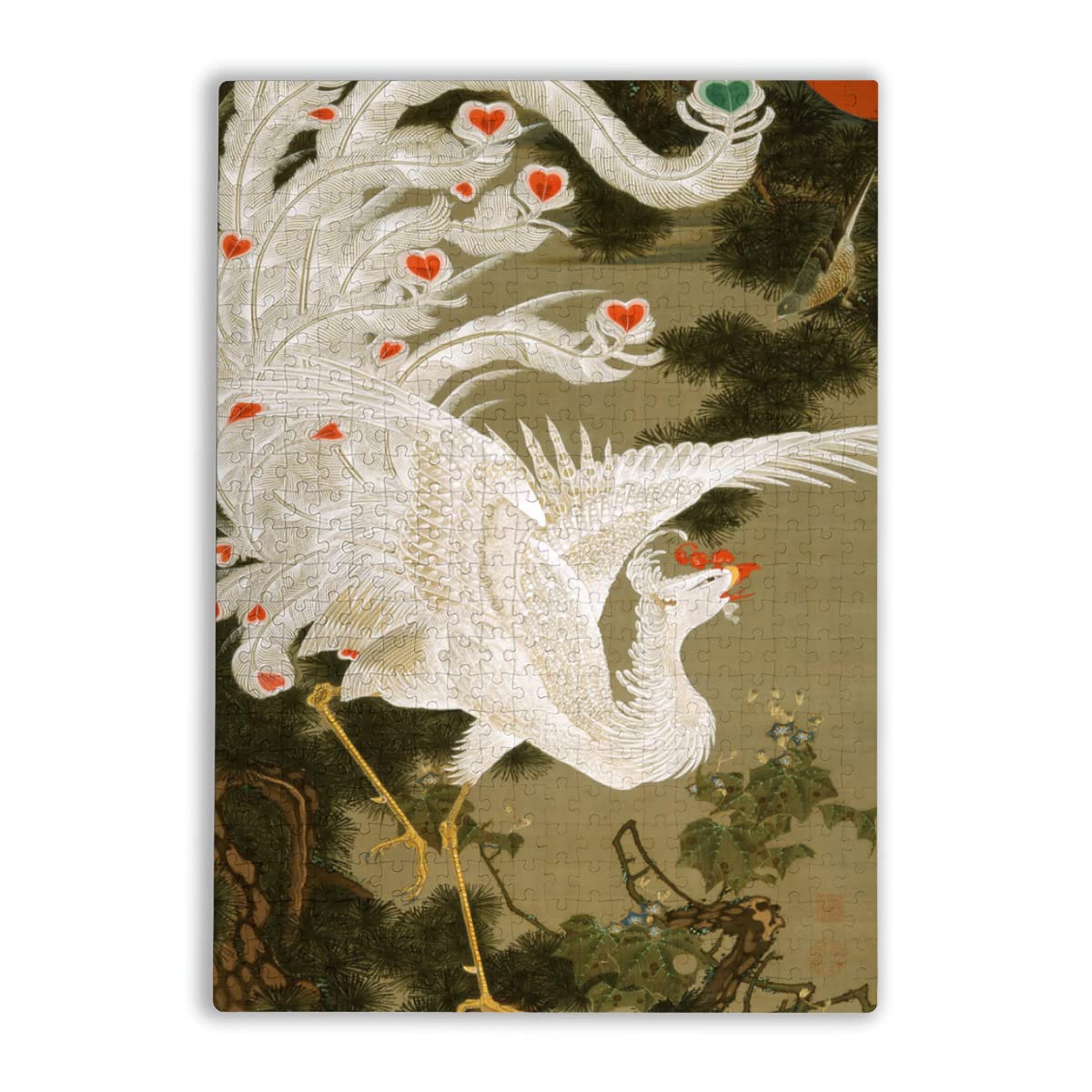 Amazon.co.jp: ジグソーパズル 300ピース 伊藤若冲 老松白鳳図 38×26cm