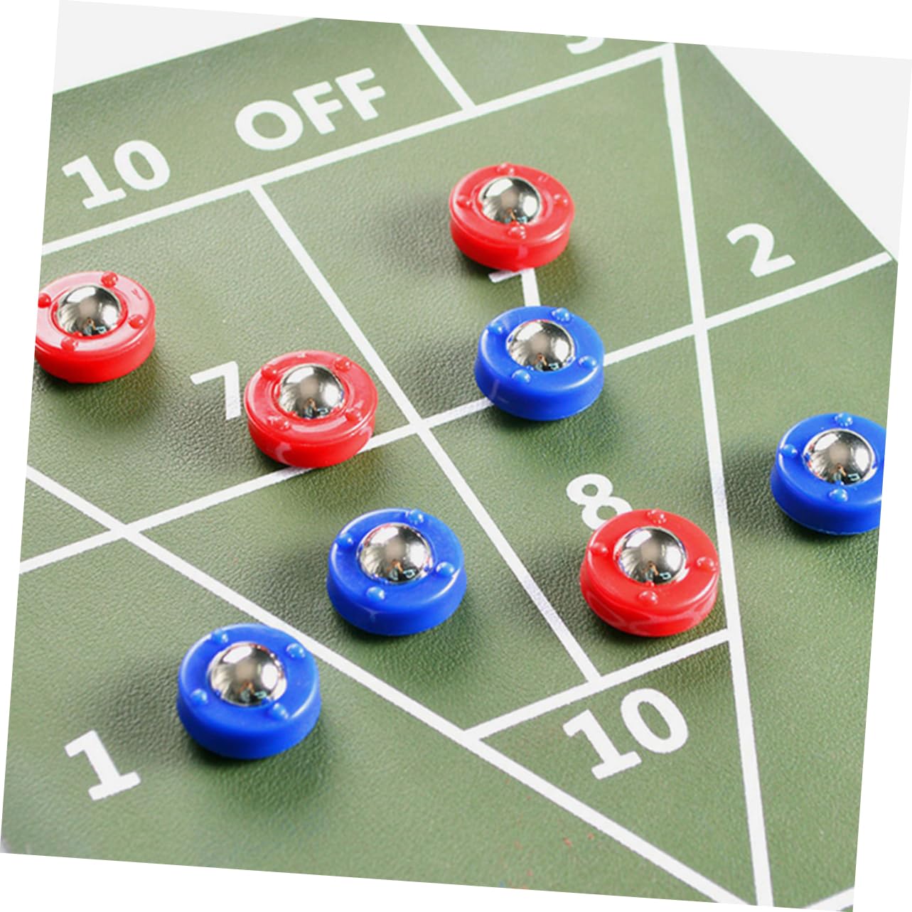 HANABASS 96 Piezas Accesorios para Mesa Shuffleboard Rodillos Mini Juego Curling Pucks Reemplazo para Entretenimiento Familiar y Clubes