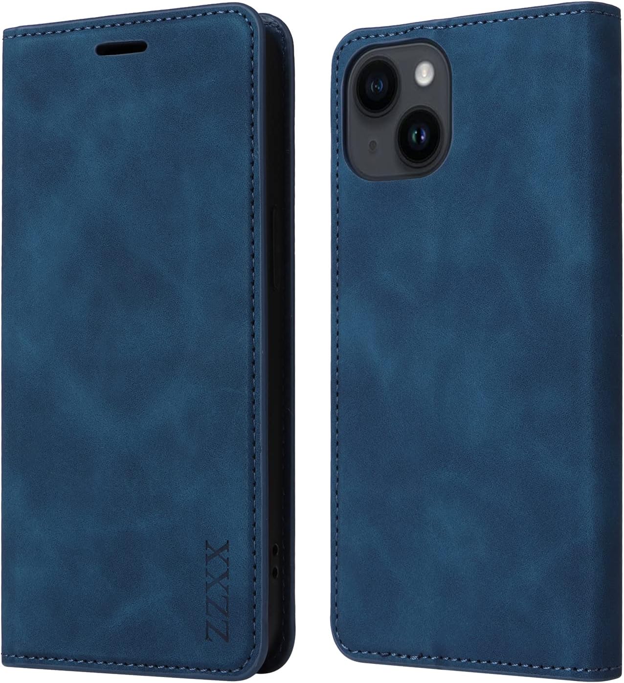 ZZXX iPhone 14 Case Wallet with [RFID Blocking] Card Slot