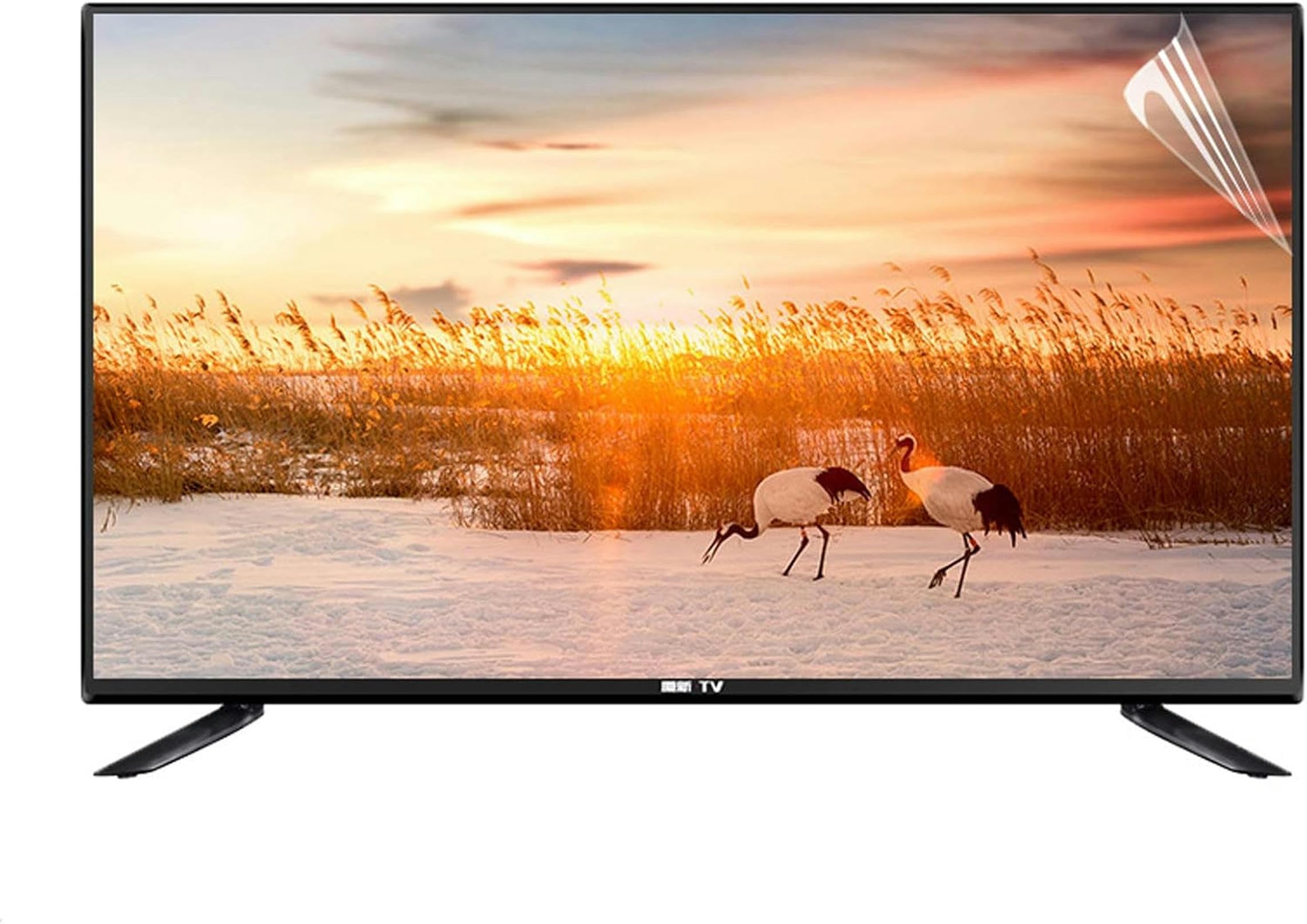 Proteggi Schermo TV antiriflesso Pellicola Protettiva Opaca antiriflesso Che blocca la Luce Blu e Pellicola Filtro UV per LCD da 43-55 Pollici, LED, OLED e QLED 4K HDTV