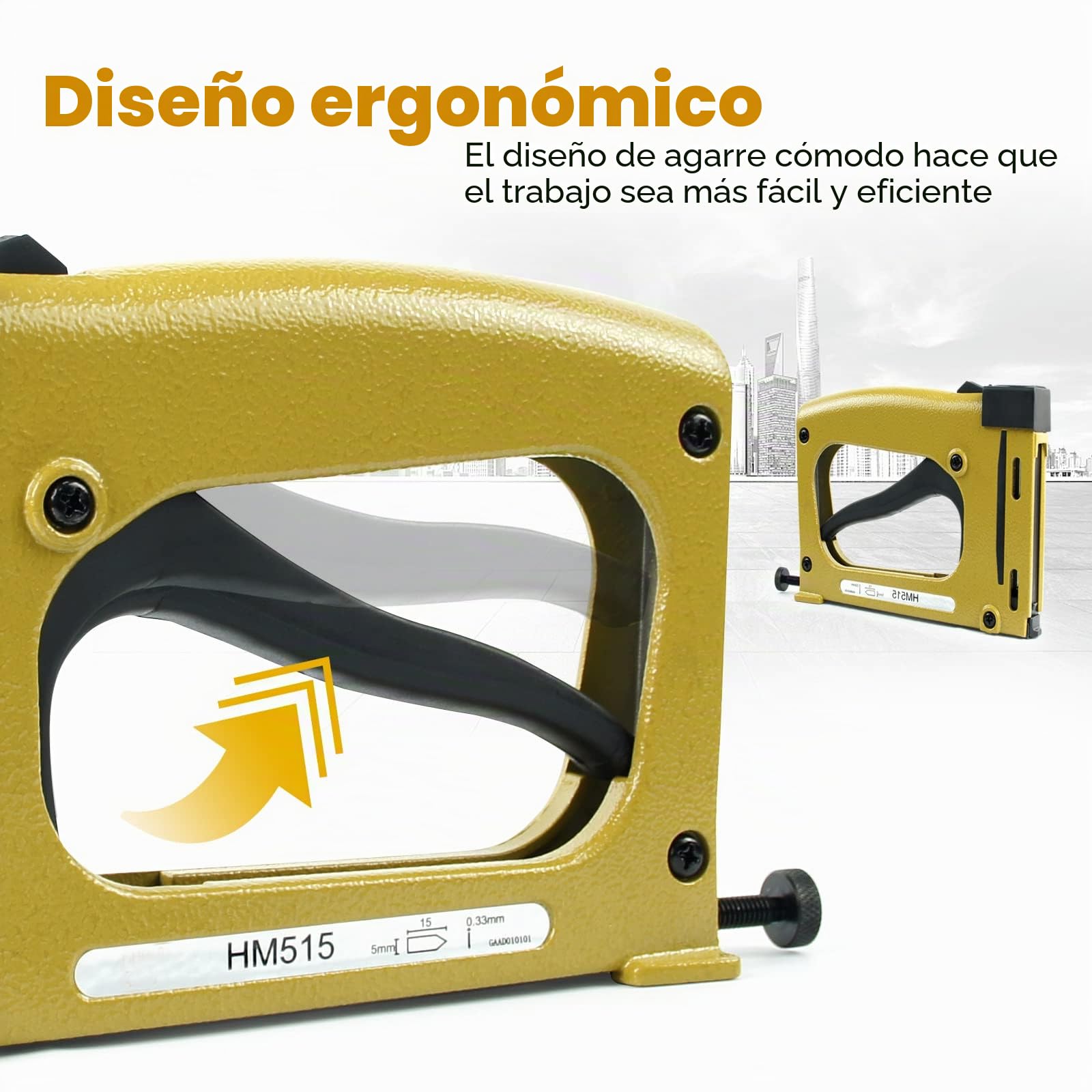 CTS HM515 grapadora manual 1000 pzas para marcos y madera