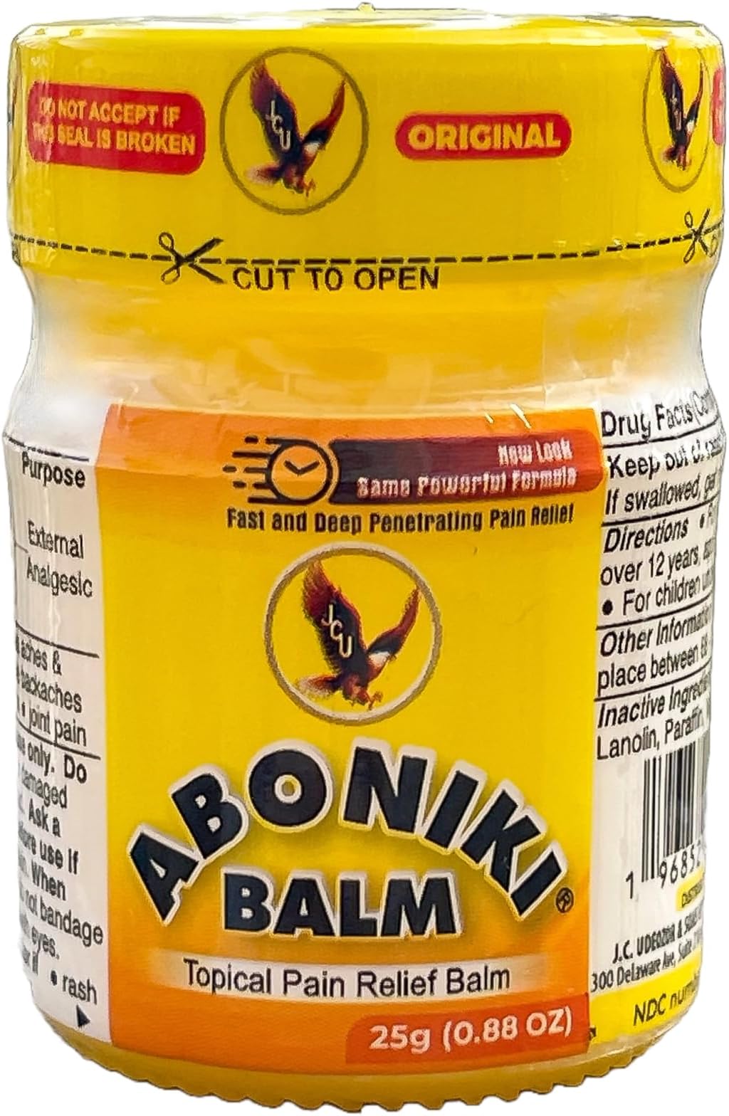 Aboniki Balm (1 Glass Jar) โ Powerful Topical Analgesic for Sore Muscles and Joints.
