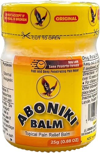 Aboniki Balm - Original Powerful Extra Strength Formula (1 Jar (1 x 25 g), Glass Jar)
