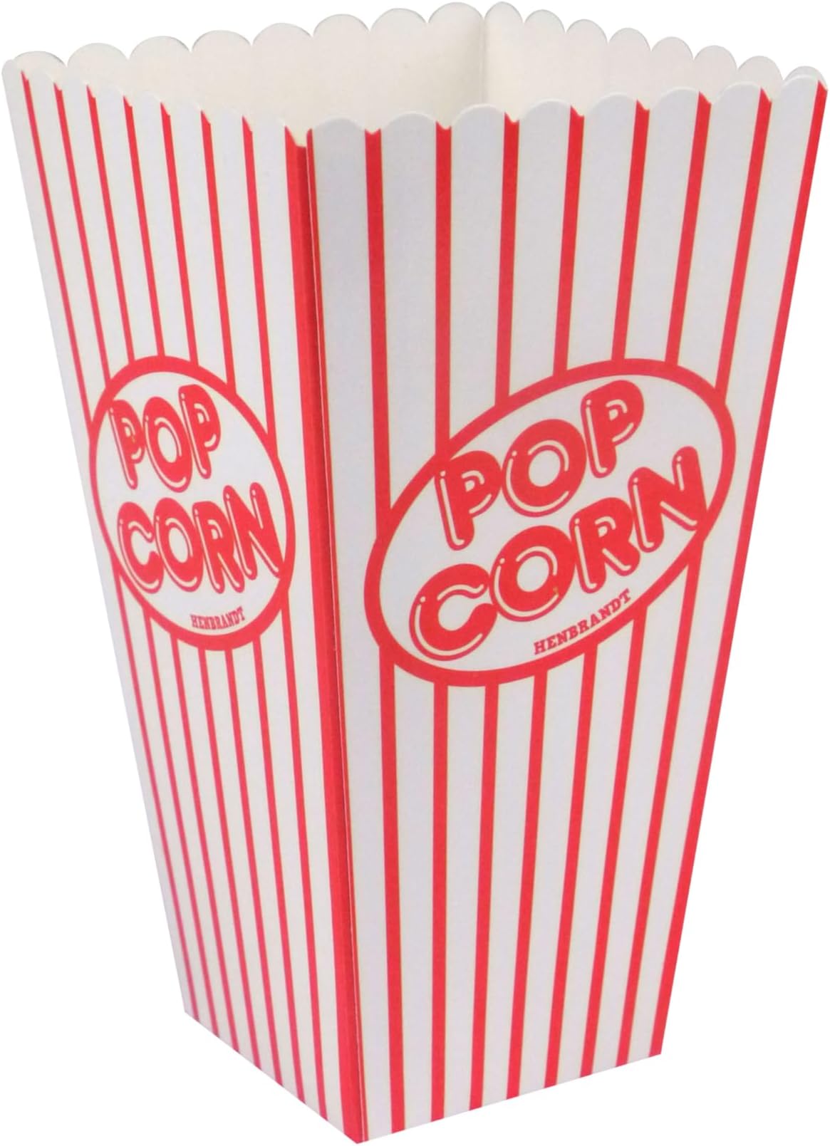 Henbrandt Popcorn 10 Pack Small Retro Popcorn Carton Sweet Containers for Film Night Cinema Movie Night Birthday Sleepover Party Treats