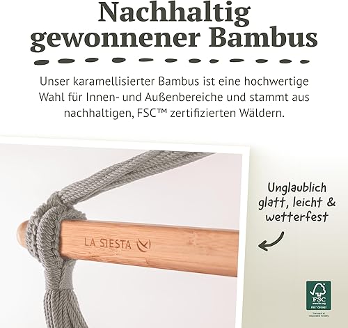 Vista 48 de LA SIESTA Domingo - Silla colgante para exteriores resistente a la intemperie Toucan