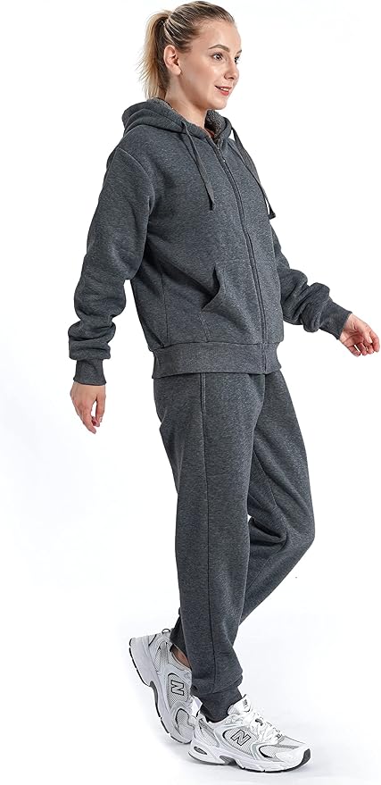 all grey sweatsuit