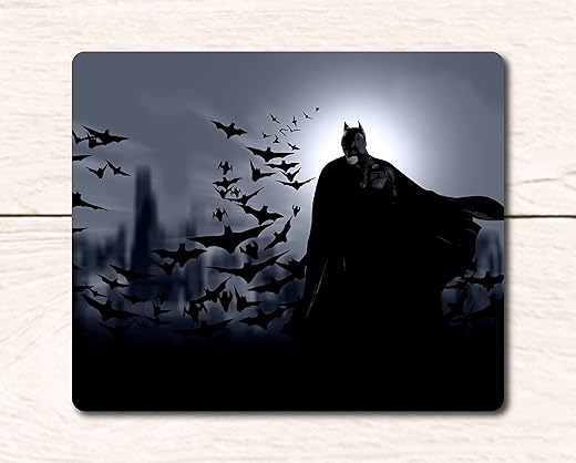 woopme® Powerful Superhero Printed Mouse Pad for Office Gaming Professional Laptop/PC/Computer Rectangle Rubber Base Mouse pad (24 x 20 CMS)