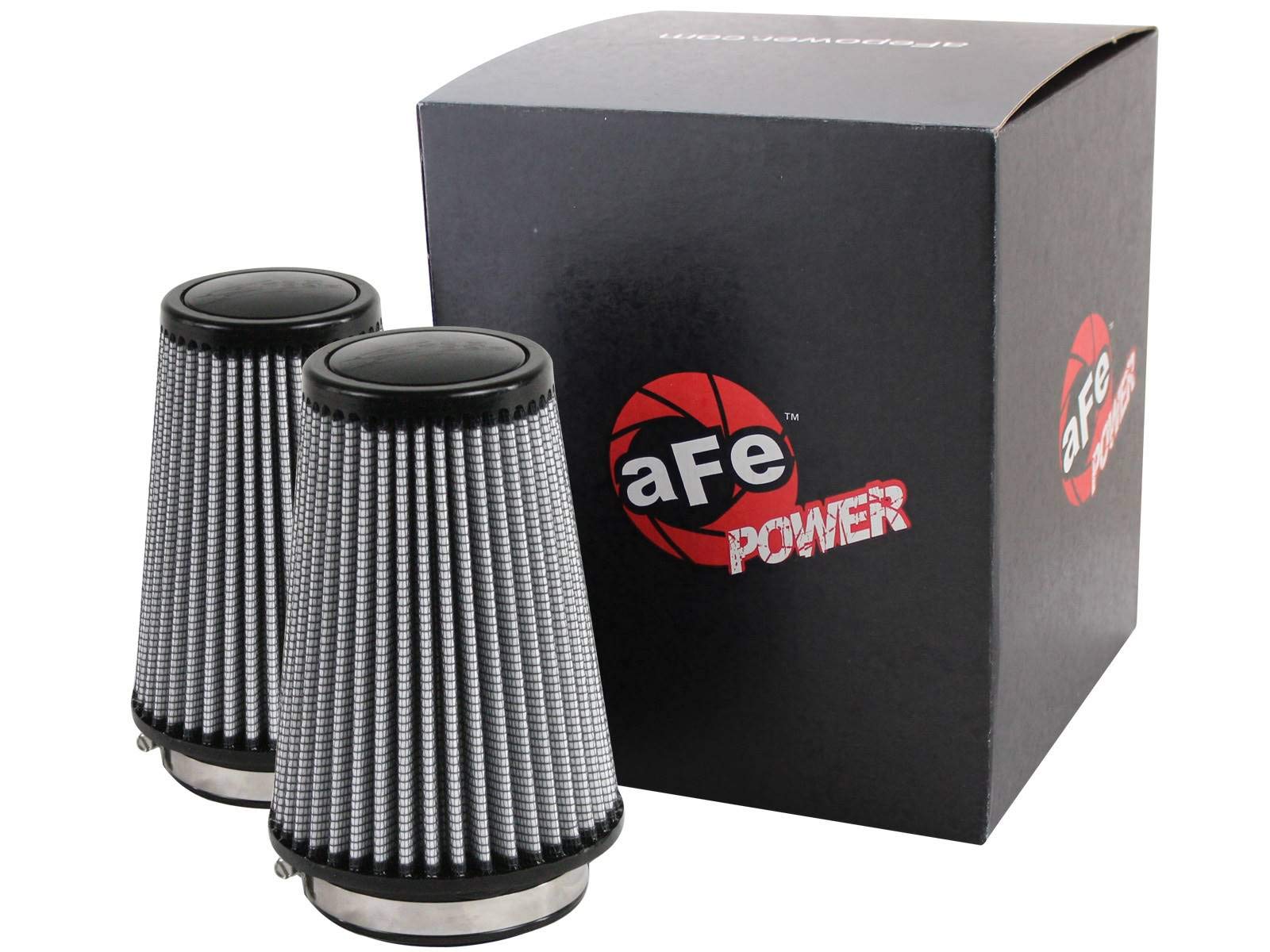 Photo 1 of aFe 21-90069M MagnumFlow IAF Pro Dry S Replacement Air Filter Pro DRY S - 3 Layer Dry Media, 2 pack