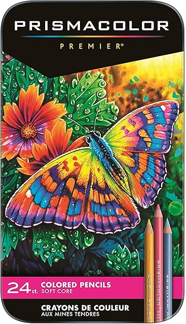 Prismacolor Premier Colored Pencil Set 24/Tin