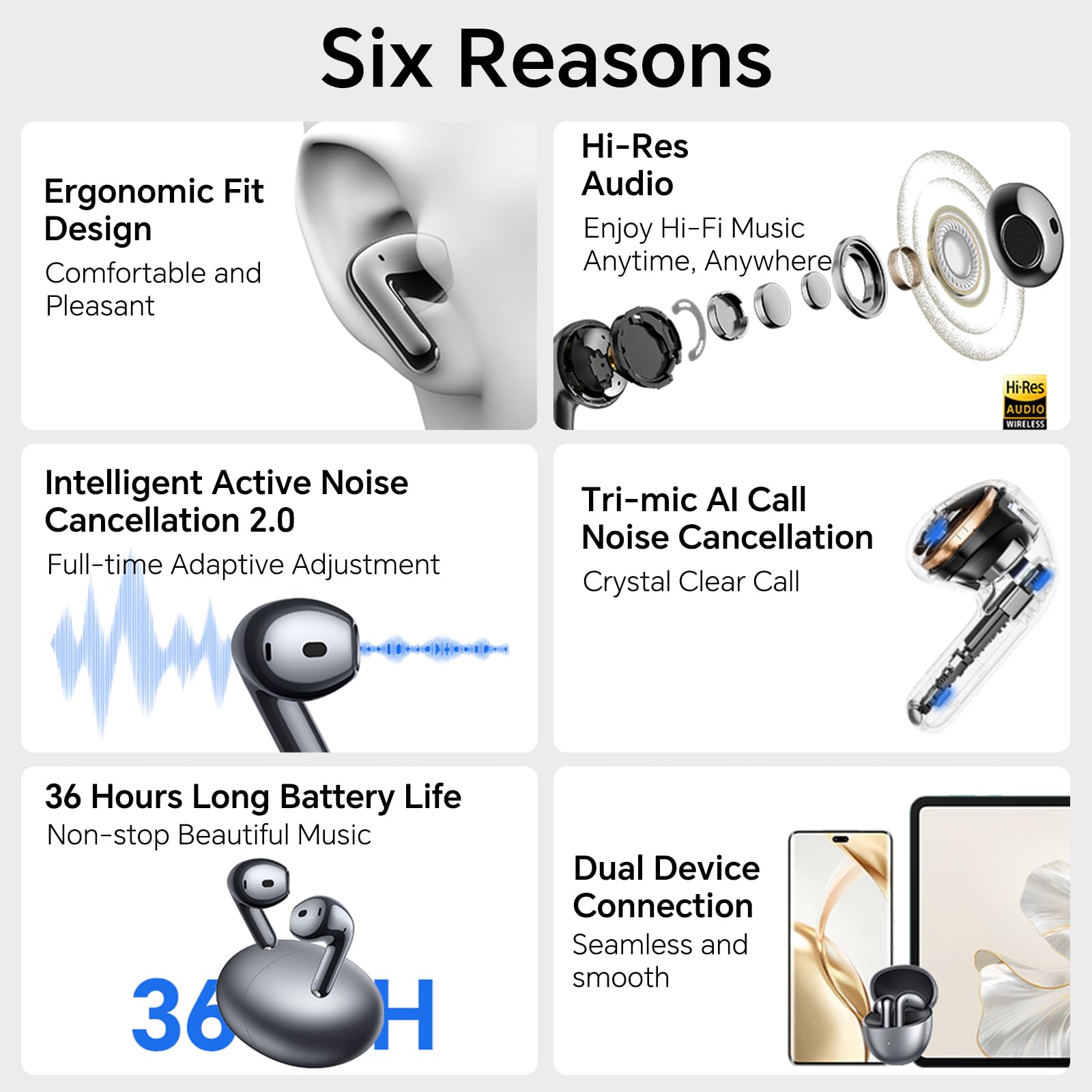 hadbleng Q28S Bluetooth 5.3 hoofdtelefoon, sport, in-ear hoofdtelefoon