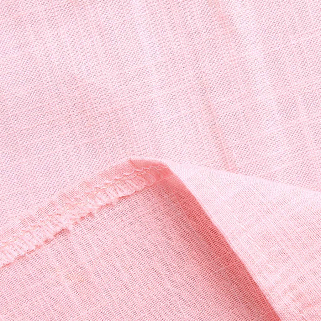 Haut ample en gaze froissé pour femme tendance 2024 à manches 3/4, manches longues, coupe ample, tunique boutonnée, fluide, haute, basse, couleur unie, décontractée, légère