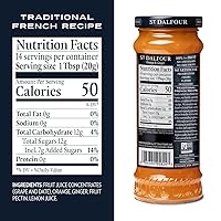 Vista 5 de St. Dalfour Mermelada de Naranja y Jengibre - 10oz - 100% de Frutas y Jengibre, Sin Ingredientes Artificiales, Sin OGM, Sin Azúcares de Caña, Todo