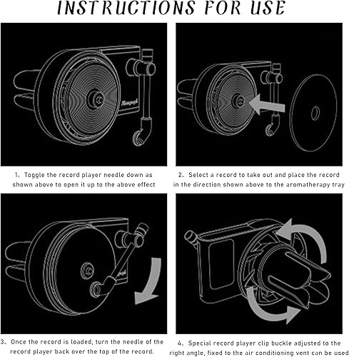Miniatura 6 de 2 piezas de ambientadores de aire para automóvil, ambientadores automáticos retro para mujeres, cubierta de álbum, difusores de perfume para