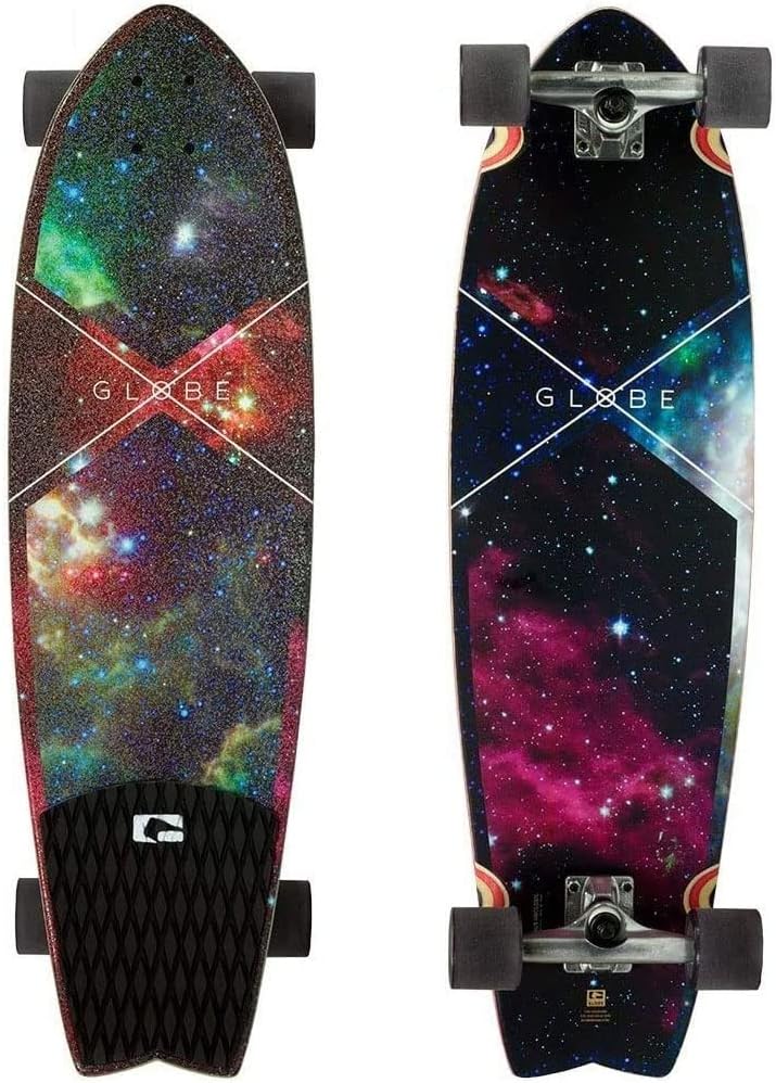 Globe Skateboard Cruiser Complete Chromantic Galaxy Space 9.5" x 33"