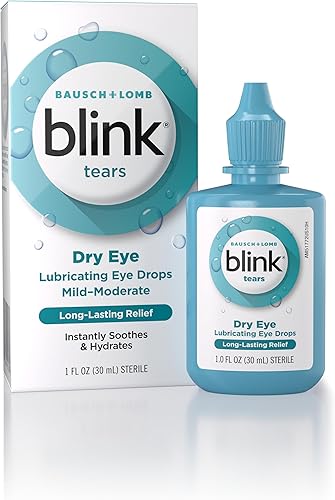Lubricante para ojos Blink en gotas, para ojos con sequedad moderada, 1oz