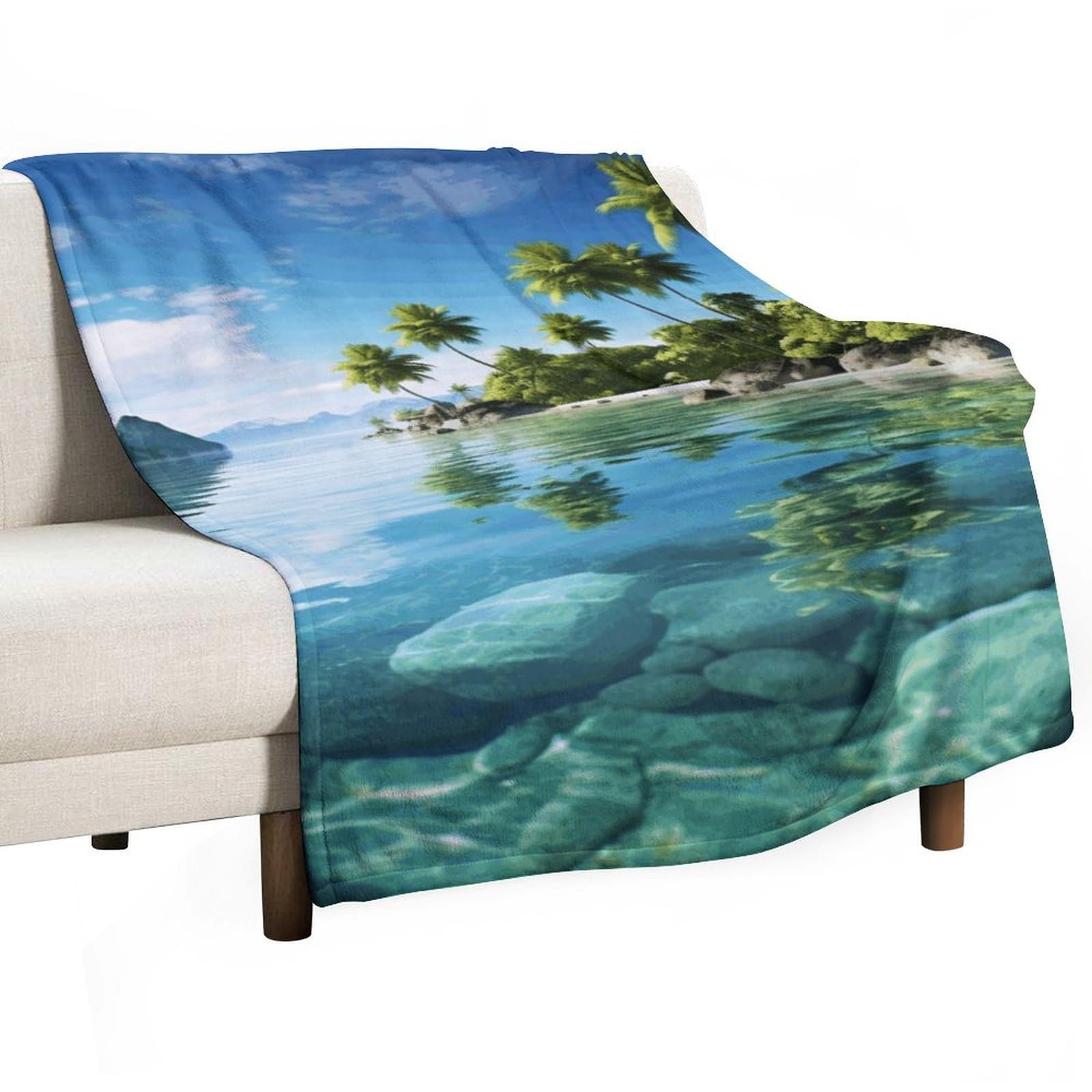 Couverture flanelle légère contre le froid couvre lit canapé doux