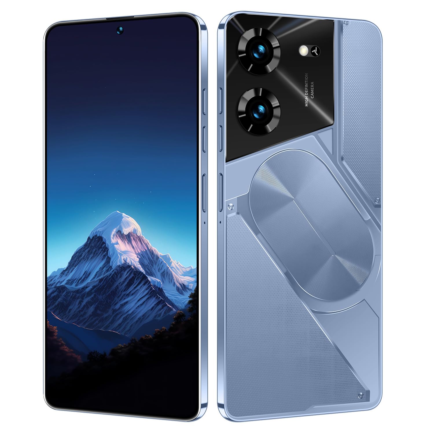 Android Phone, 8GB+256GB Unlocked Cell Phone, Android 13.0 Smartphone, 50MP Camera, 6.82" HD Display, Dual SIM, 6800mAh Battery, GPS, US Version, 5G Phone (Blue)
