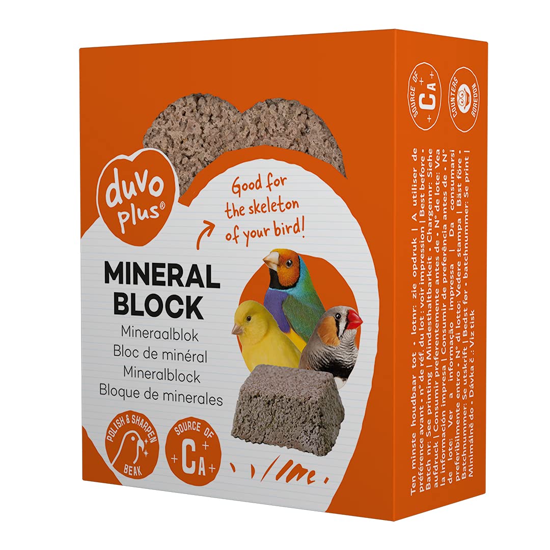 80g Mineral Block for Cage & Aviary Birds - Budgies, Finches, Canaries.