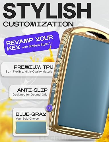 Miniatura 3 de Lucrum Funda para llavero Mazda y llavero de cuero, funda de TPU para Mazda 3, 6, CX-5 CX-9 CX-30 CX-50 CX-70 (2019-2025)