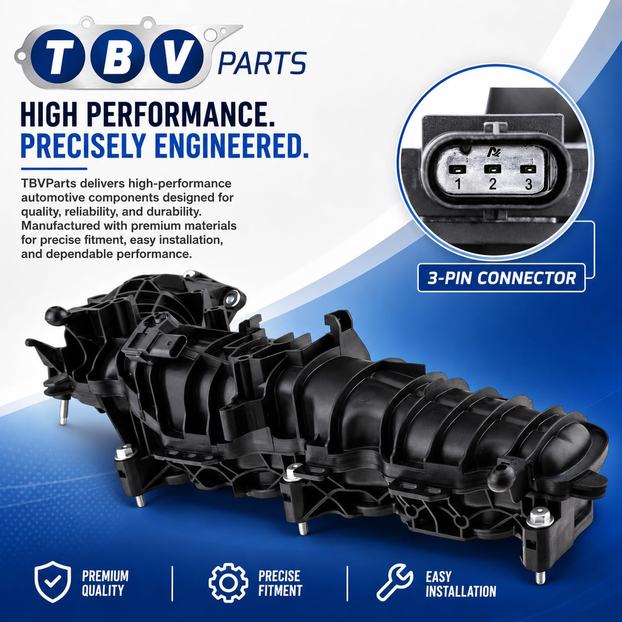 Collettore di Aspirazione per Mi-ni R56 1.6D, 2.0D – 11617823039 7823039 – Modulo Collettore di Aspirazione con Guarnizioni per Clubman R55 Cooper D 1.6D, 2.0D