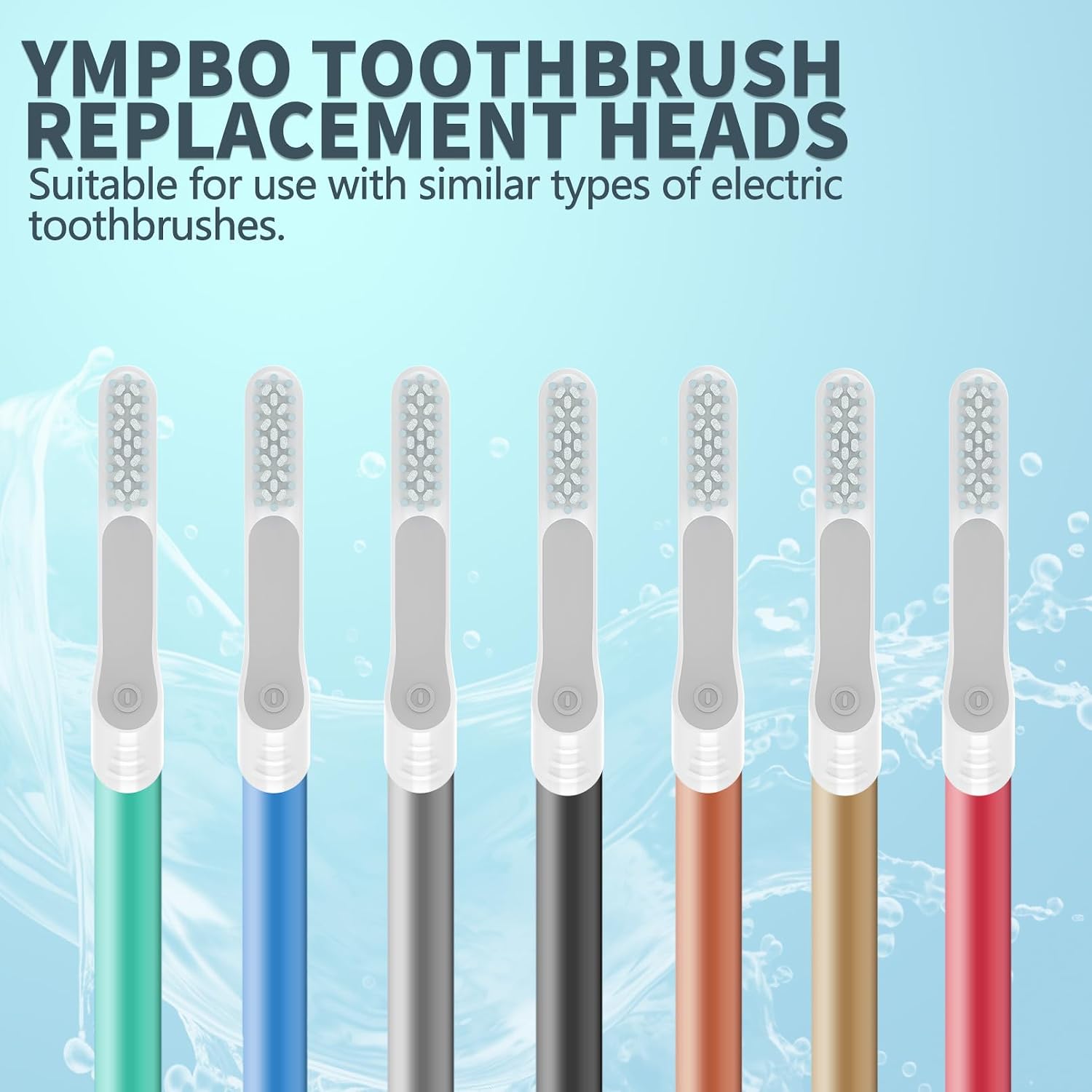 6 Pack Toothbrush Replacement Heads for Quip Electric Toothbrush Adult, Tooth Brush Heads Refills, Soft Bristles/Deep Cleansing