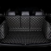 Car Full Coverage Cargo Liners for Audi TT(4 seast) MK2 2008-2012 2013 2014, Leather Boot Mats Waterproof Anti-Scratch Car Boot Protector Accessories,Black-Beige