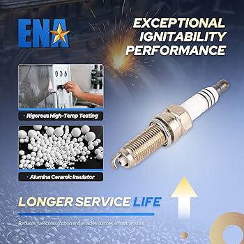 Amazon.com: ENA Set of 6 Iridium Spark Plug Compatible with