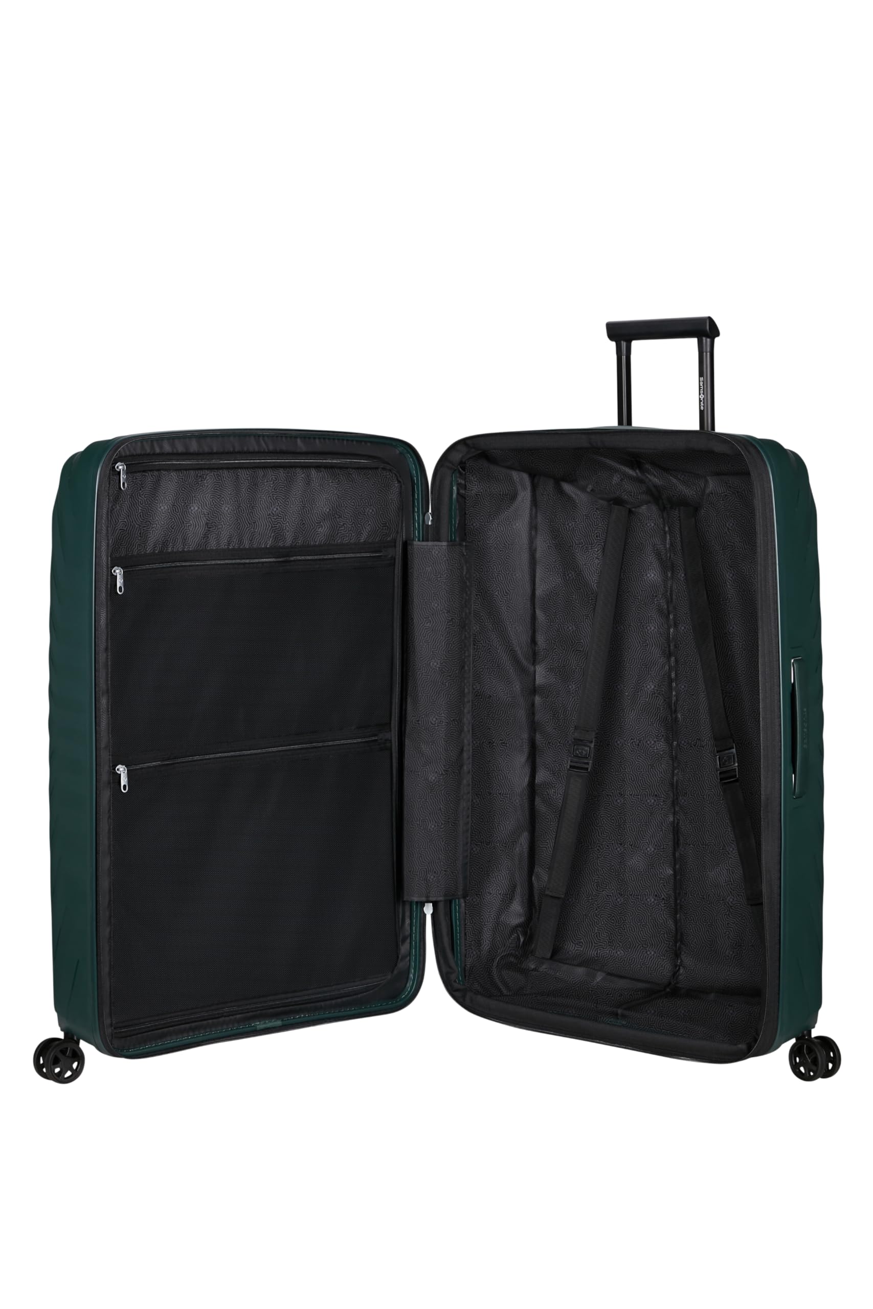 Samsonite Neo Flux - Spinner XL, Valigia espandibile, 81 cm, 130/145 L, Verde giungla (Jungle Green)
