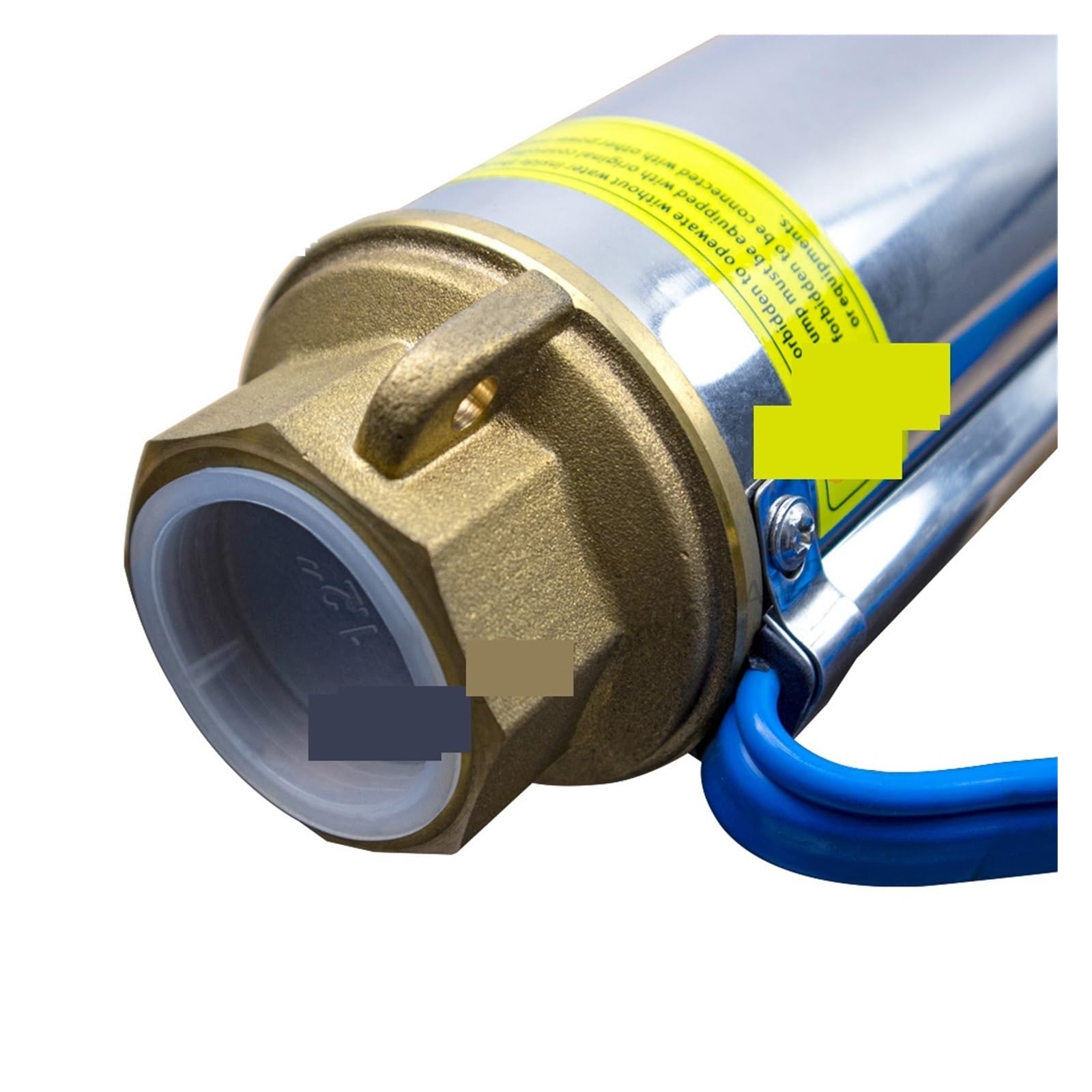 Słoneczna pompa wodna na zewnątrz, Bezszczotkowy szybki 400W DC48V przepływ 2.6 T/H słoneczna pompa głębinowa z silnikiem synchronicznym z magnesami trwałymi do domu i rolnictwa Łatwy w montażu