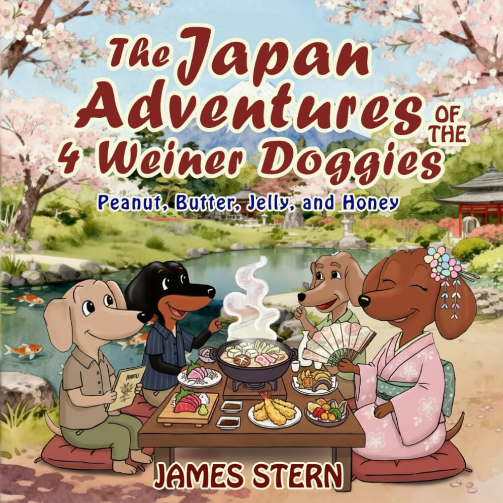 The Japan Adventures of the 4 Weiner Doggies: Peanut, Butter, Jelly, and Honey