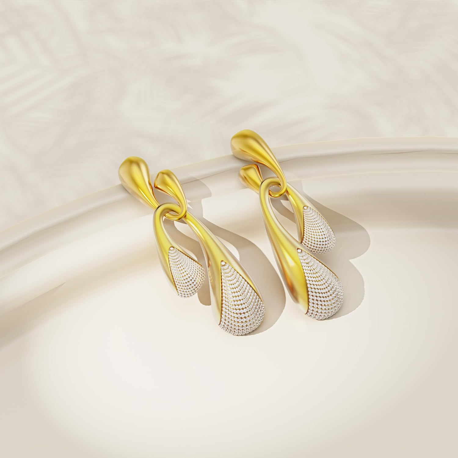18K Plated Gold Hoop Earrings, Hoop Earrings for Women,Fashion Jewelry For Women - Image 5