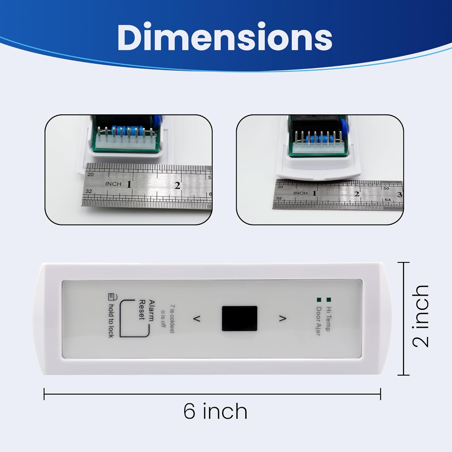 EvertechPRO 297370600 Control Board – Electronic Freezer Display Board Replacement for Frigidaire/Electro-lux/Crosley/Tappan, Replaces 297241800, 297345500, 2020880, White
