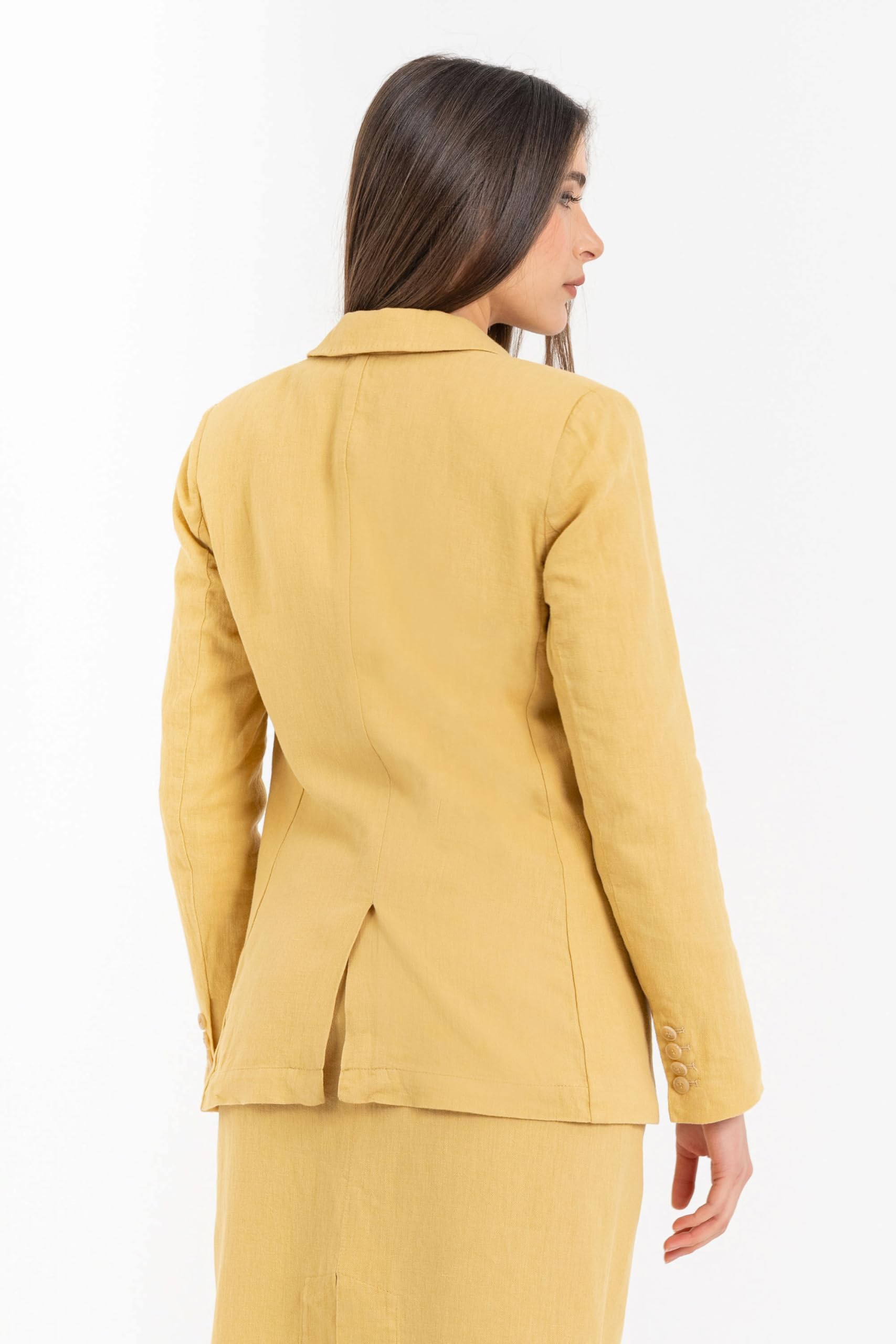 Kocca - Giacca Monopetto da Donna in Lino e Cotone Donna, Modello: P26RGC9110ABUN0000