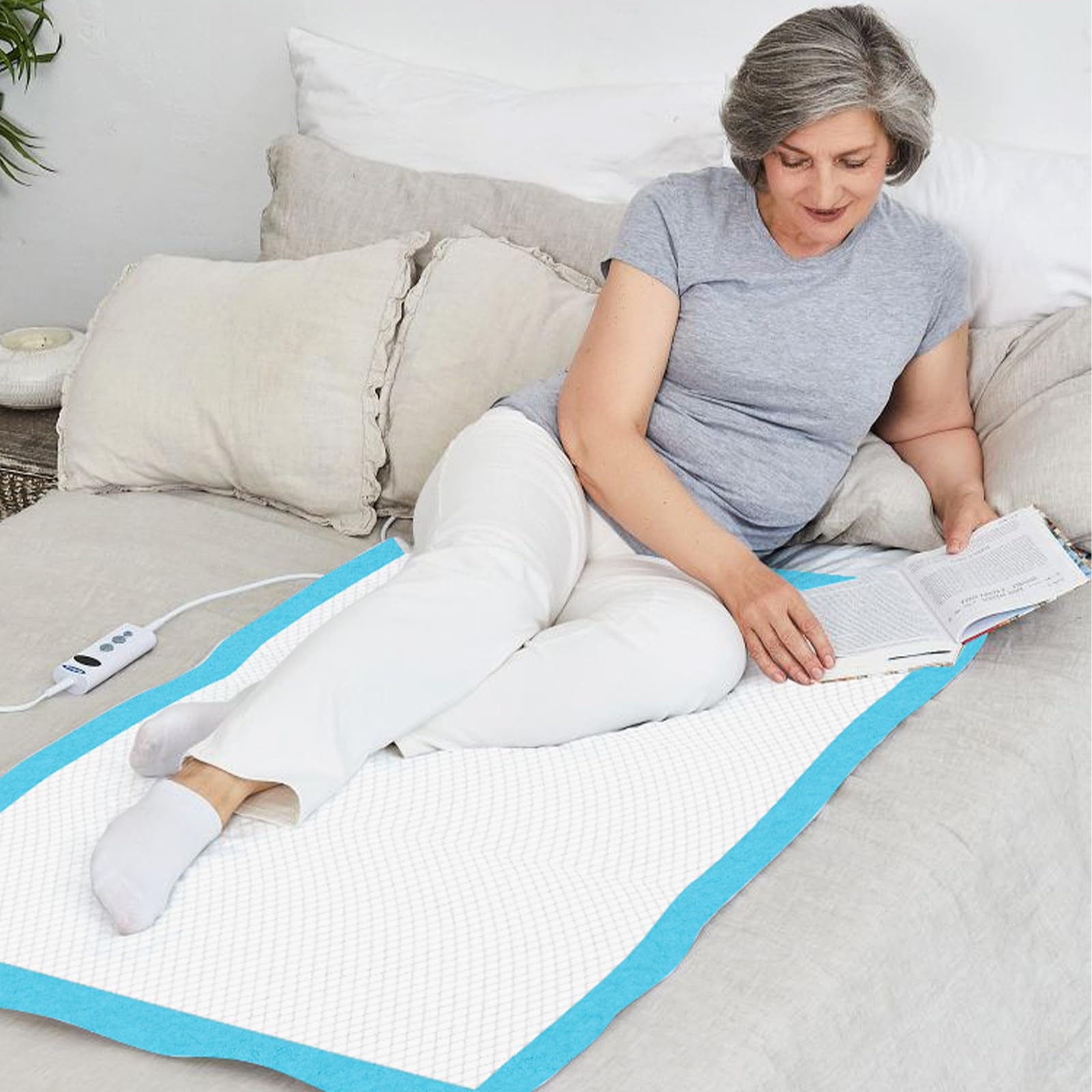 25 almohadillas de cama extragrandes de 36 x 36 pulgadas, desechables para adultos, almohadillas absorbentes para cama de hospital médico, almohadillas para incontinencia, protección gruesa e