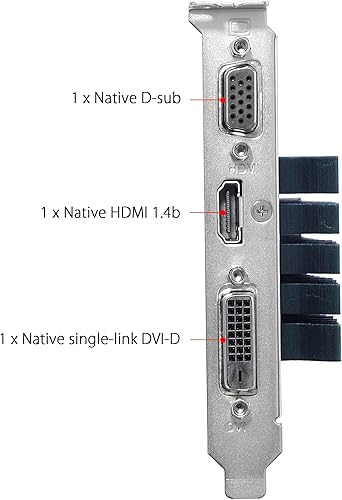 Miniatura 5 de ASUS Tarjeta gráfica NVIDIA GeForce GT 710 (PCIe 2.0, memoria DDR3 de 2 GB, refrigeración pasiva, tecnología Auto-Extreme, GPU Tweak III)