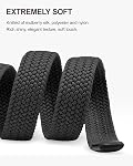 FAIRWIN Stretch Braided Belts Men Elastic Golf Woven Casual Fabric 1.3" | Nylon Web with Mesh Lining, Braid Weave Pattern for Lasting Quality, Durable and Clean Finish for Everyday Wear