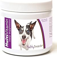Vista 85 de Healthy Breeds Multivitamínico siberiano Husky para perros, suplemento diario recomendado por veterinarios, sabor a tocino, 60 masticables suaves