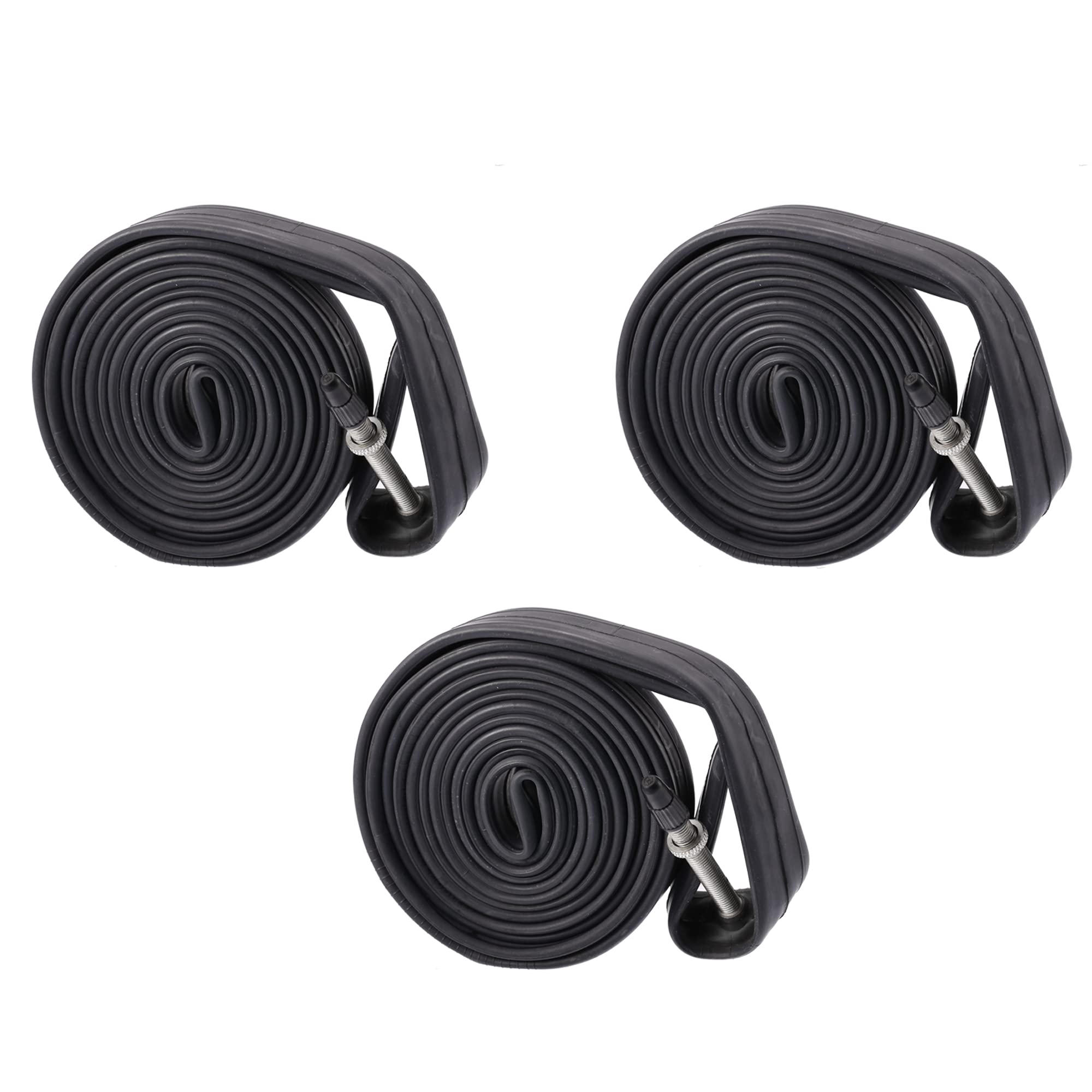 3 Camera Aria Per Bici 700x23/25C - Valvola Dritta - Per MTB E City Bike - Gomma Resistente - Foto 4