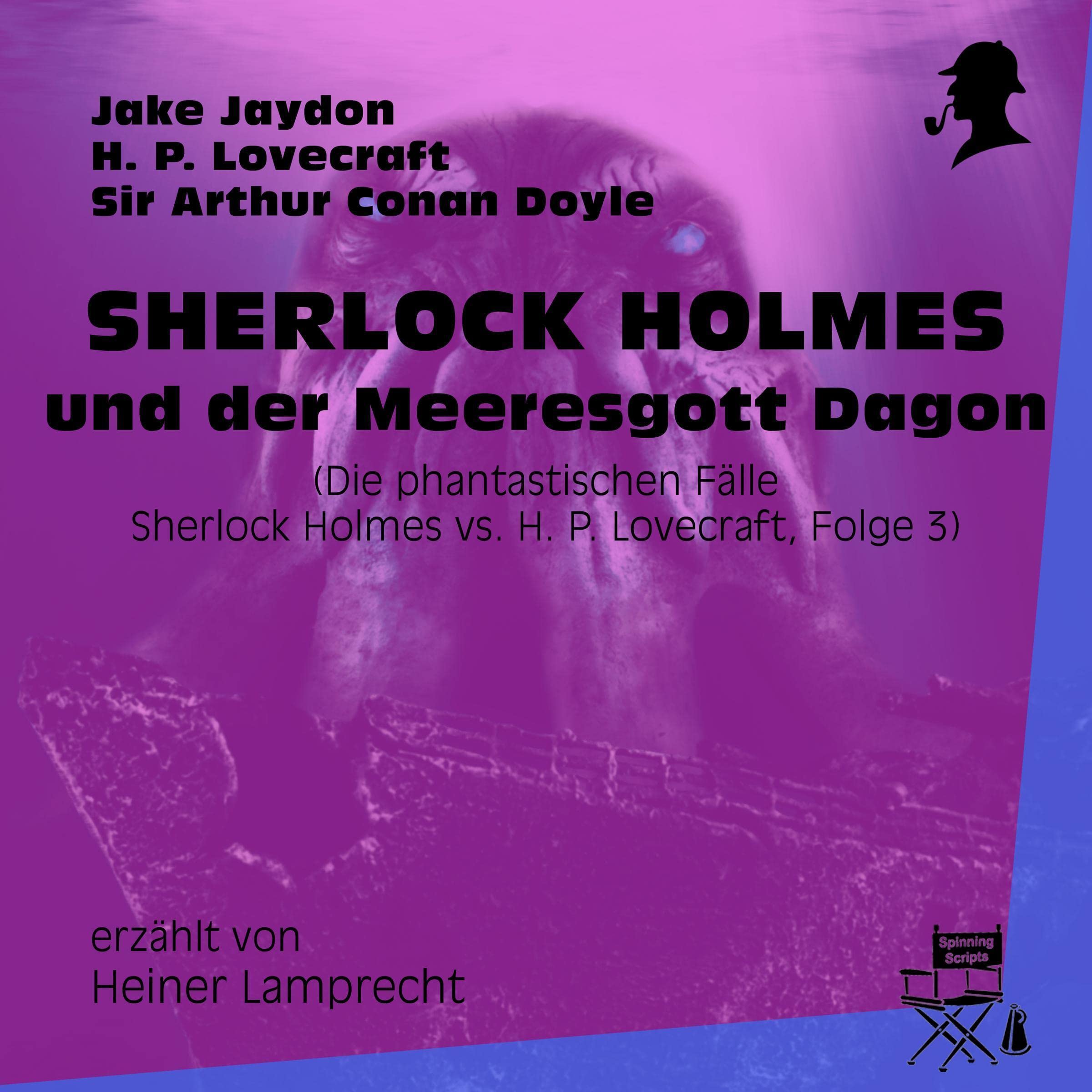 Cover art for Sherlock Holmes und der Meeresgott Dagon