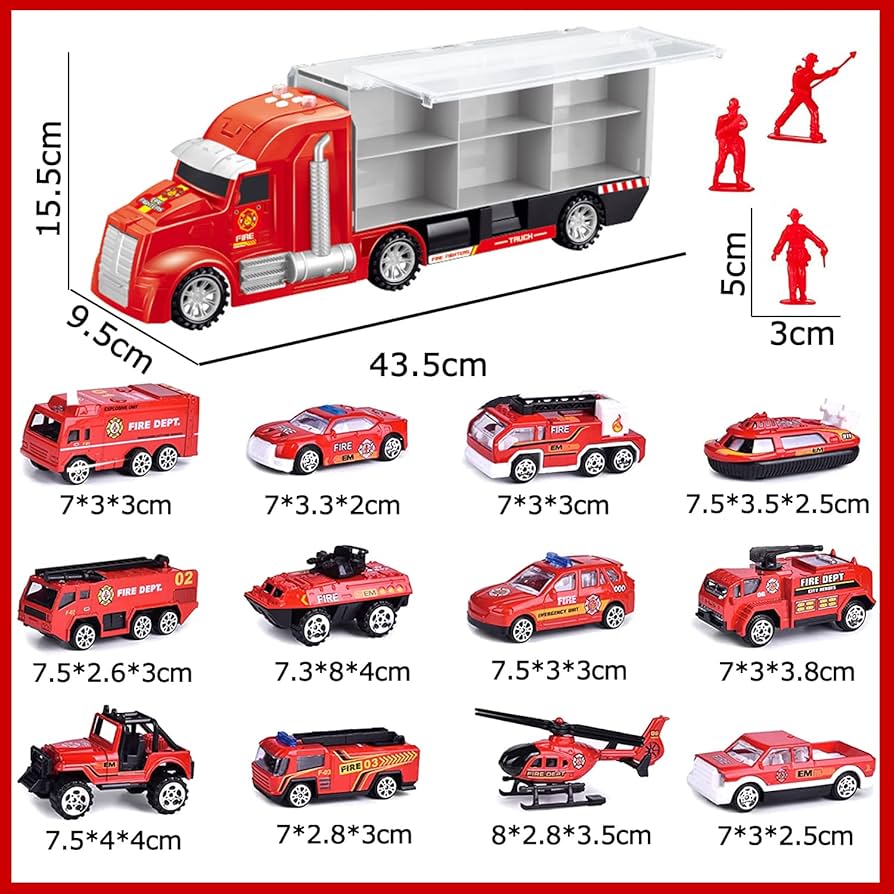 消防セット Amazon.co.jp: Carecoly トラック 消防車両セット ミニカー