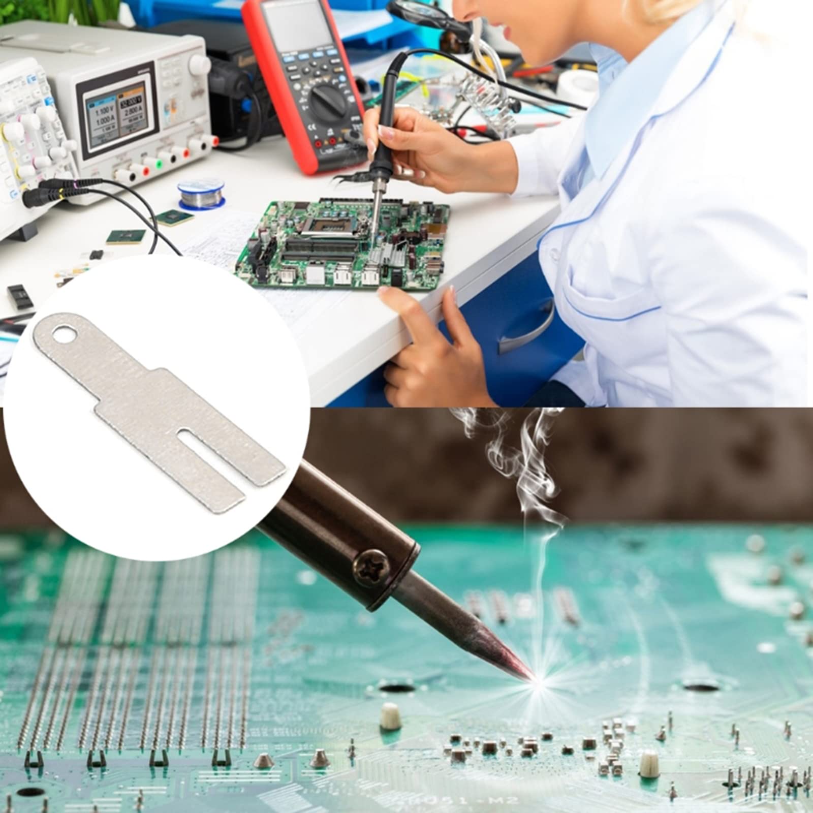 Y Shaped 100 Pcs Nickel Sheets Long Battery Spot Machine Welder Washers Nickel Plated Steel Strap Strip Sheets