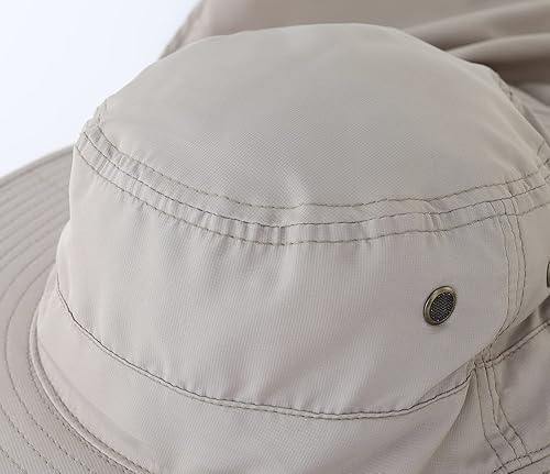 Miniatura 5 de Home Prefer Sombrero para sol para el aire libre con protección UV, secado rápido, unisex con solapa para proteger el cuello