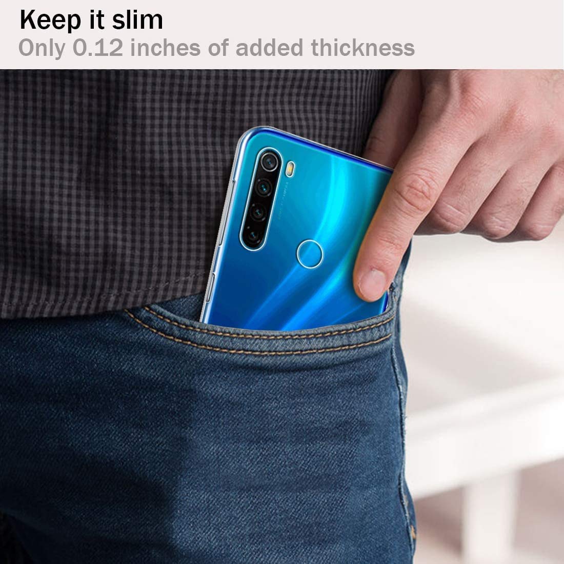 Haweii Y6p Captor Cover Trasparente Per Huawei Y6 2019 / Honor 8A PRO, Custodia TPU In Silicone Flessibile Morbida E Sottile, Protezione Full Body Con Bordo Rialzato Per Schermo E Fotocamera Cover