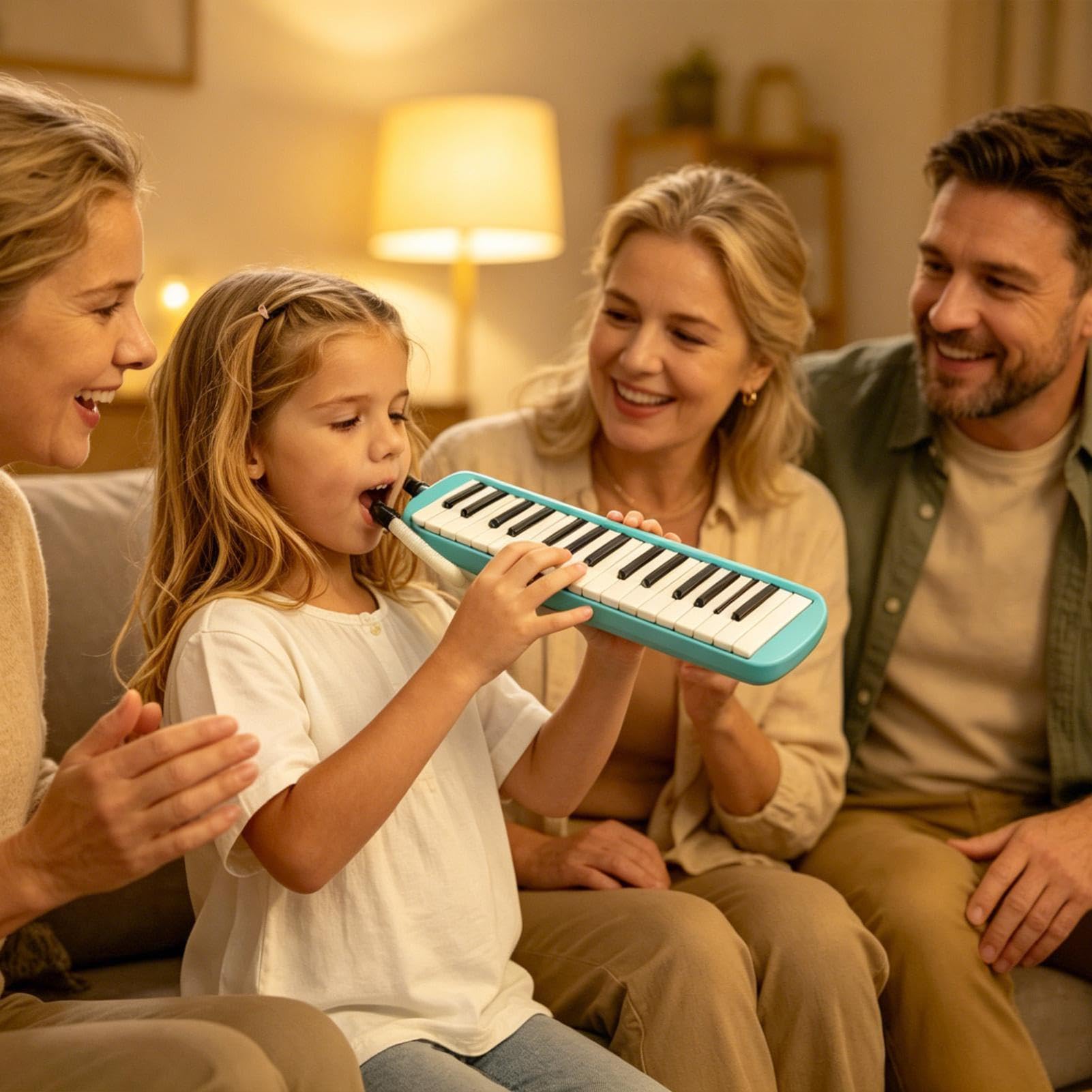 Melodica 32 Klawiszy 32-Klawiszowe Przenośne Perkusyjne Gadżety Klawiszowe | Małe Instrumenty Muzyczne Dla Nastolatków Mężczyzn Edukacji Klasy Domu Podróży