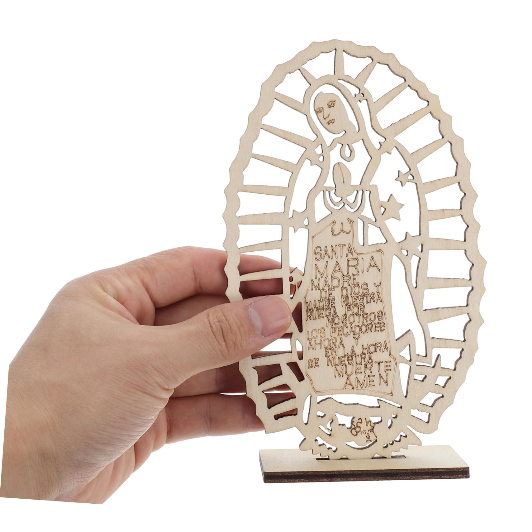 Veemoon 16stücke Holz Taufe Tischdekoration Katholische Decor Esstisch Mittelpunkt Für Religiöse Feier Und Babyparty Tauftischdekoration Hölzerne Schreibtischdekoration Tafelaufsätze
