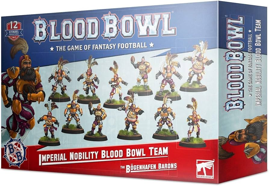 Amazon.com: Games Workshop Blood Bowl: Imperial Nobility The